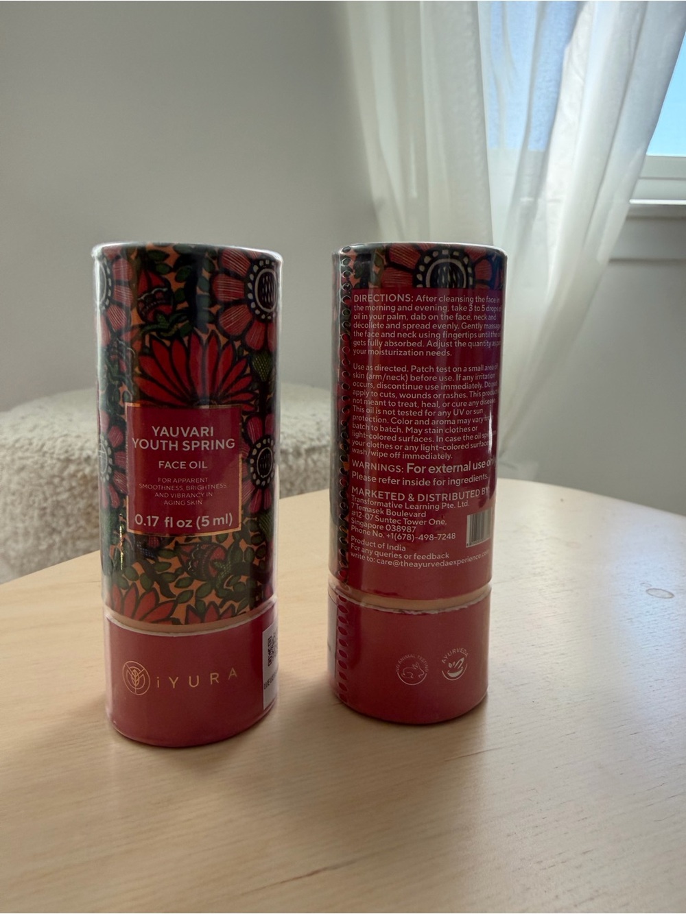 Yauvari Youth Spring Face Oil - Red